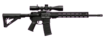 Modelo 3D da M400 "MIRA FINA" no jogo